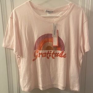 Sub_Urban Riot Pink and Orange Gratitude Tee